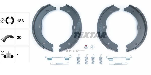 OEM SHOE KIT, DRUM BRAKE 91061900