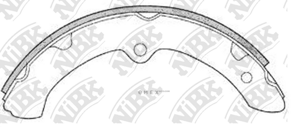 OEM BRAKE SHOE RR TOYOTA DYNA LAND CRUISER DELTA FN2296