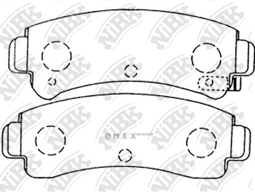 OEM PAD KIT, DISC BRAKE PN2283