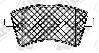 OEM PAD KIT, DISC BRAKE PN0532