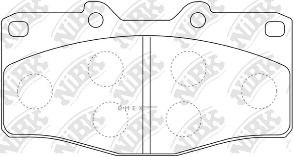 OEM PAD KIT, DISC BRAKE PN1393