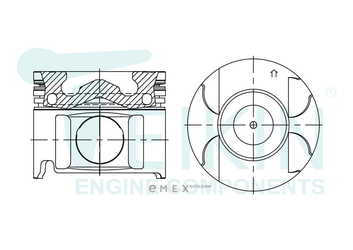 OEM PISTON ASSY 46675AGSTD