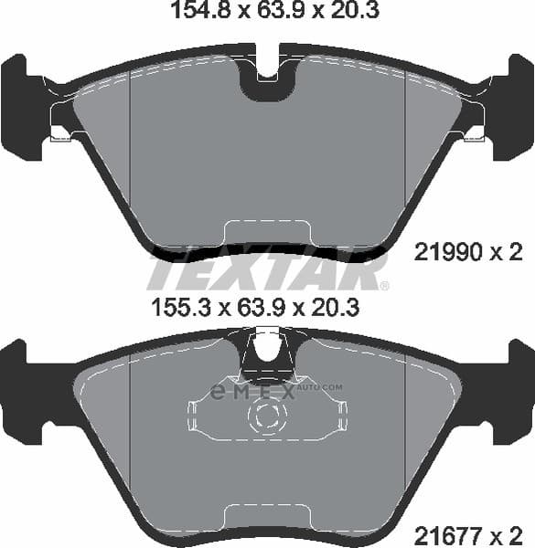 OEM PAD KIT, DISC BRAKE 2199003