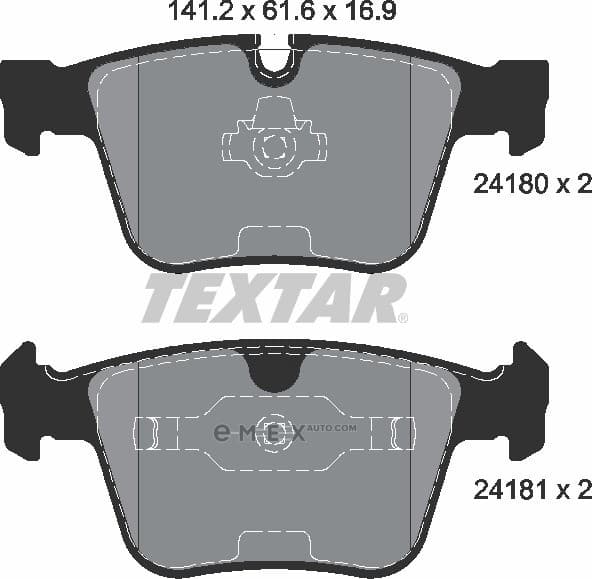 OEM PAD KIT, DISC BRAKE 2418001