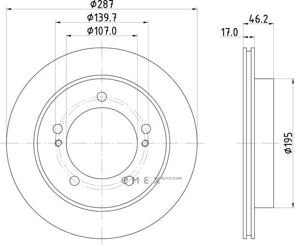 OEM BRAKE DRUM ND9004