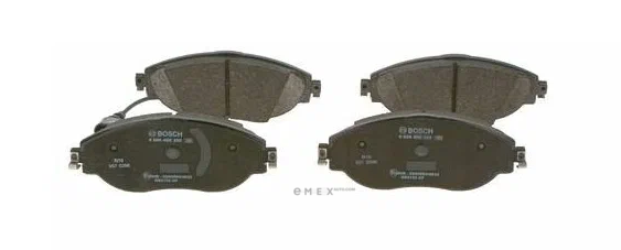 OEM Disc brake pad set; front 0986495350