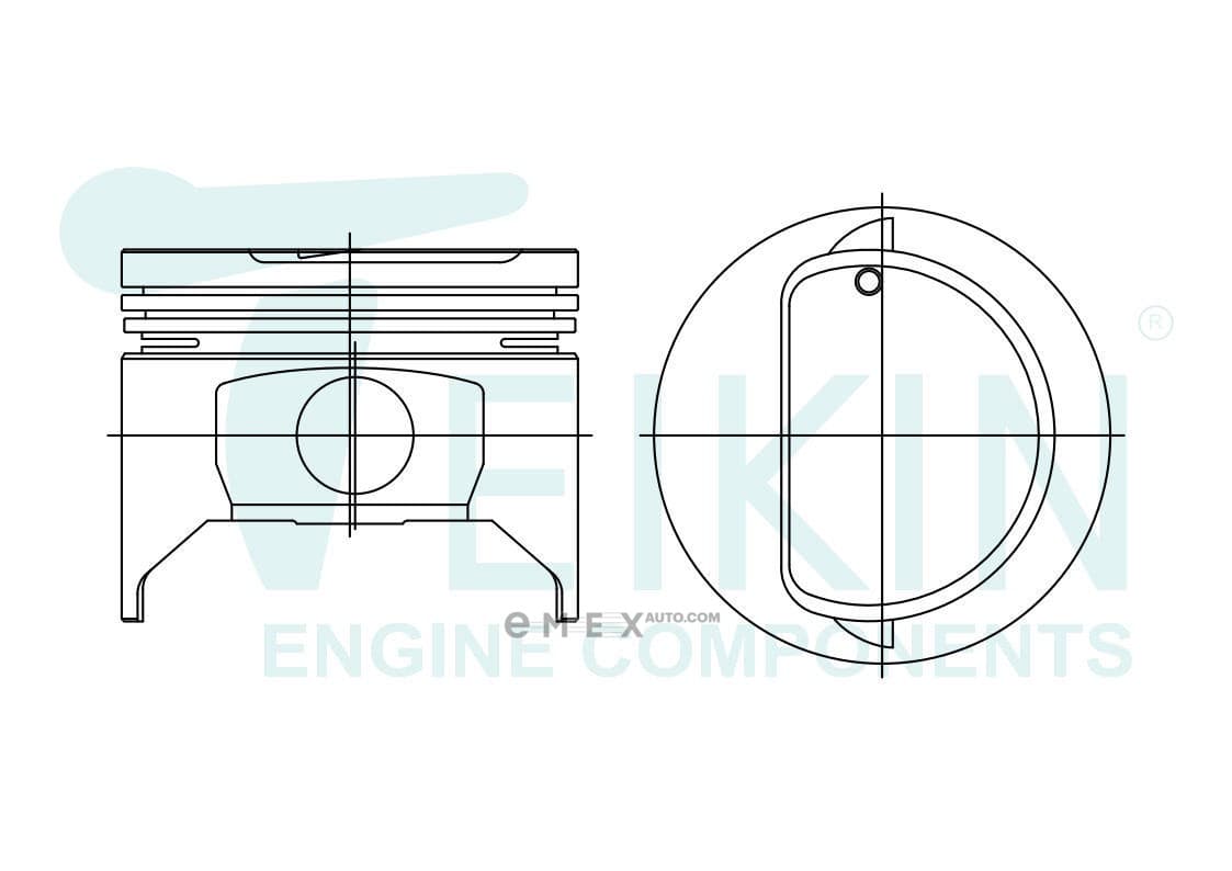 OEM PISTON STD 2Y 46119STD