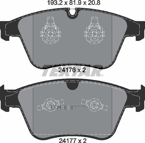 OEM PAD KIT, DISC BRAKE 2417601