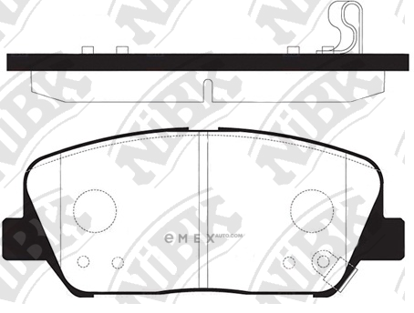 OEM PAD KIT, DISC BRAKE PN11001