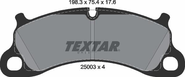 OEM BRAKE PAD SET-FR-PORSCHE(911) 2500301