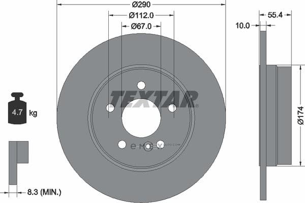 OEM BRAKE DISC 92072703