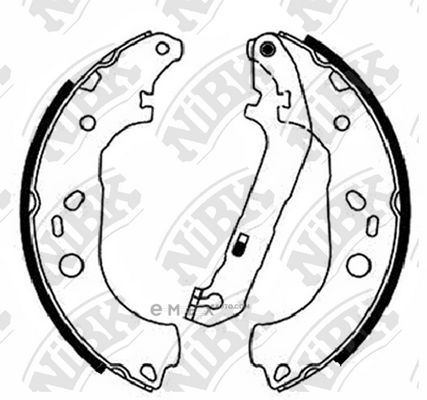 OEM SHOE KIT, DRUM BRAKE FN51001