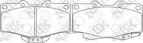 OEM PAD KIT, DISC BRAKE PN1387