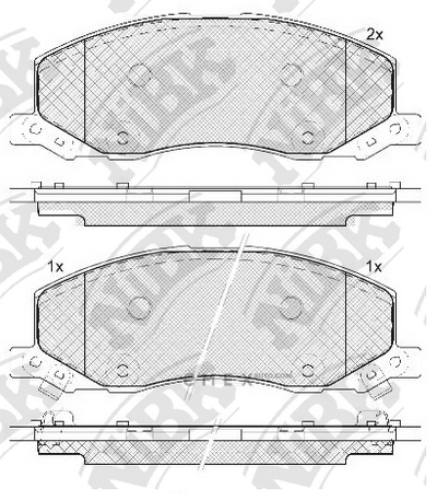 OEM PAD KIT, DISC BRAKE PN34001