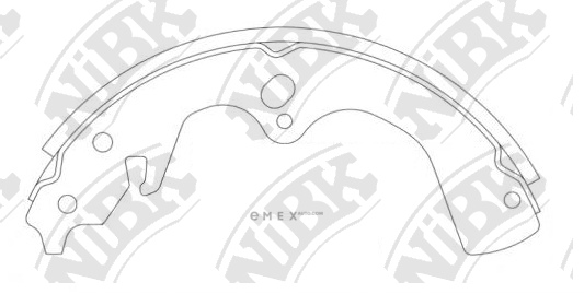 OEM SHOE KIT, DRUM BRAKE FN11907