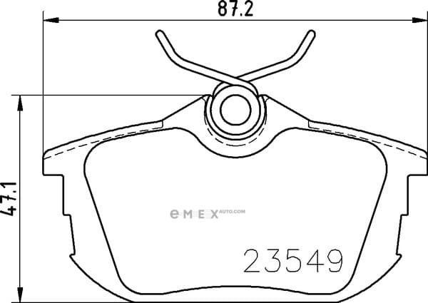 OEM BRAKE-PADS MDB1831