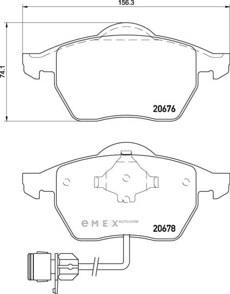 OEM BRAKE-PADS MDB1531