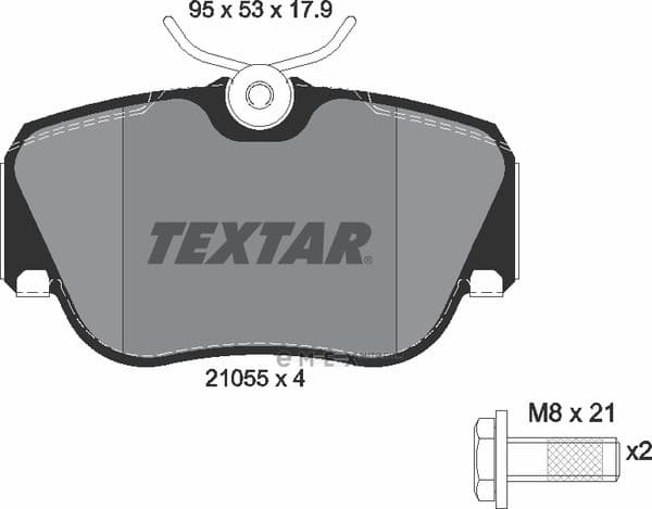 OEM BRAKE PAD FRONT/W201 2105503