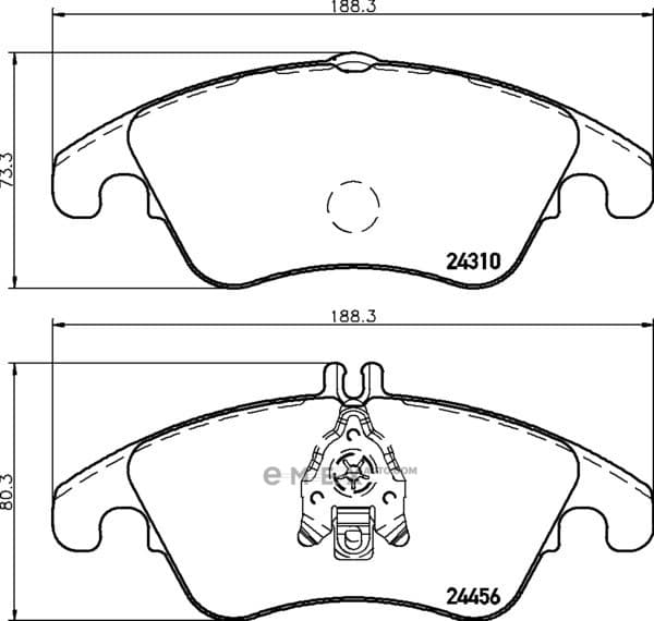 OEM BRAKE PAD MDB2831