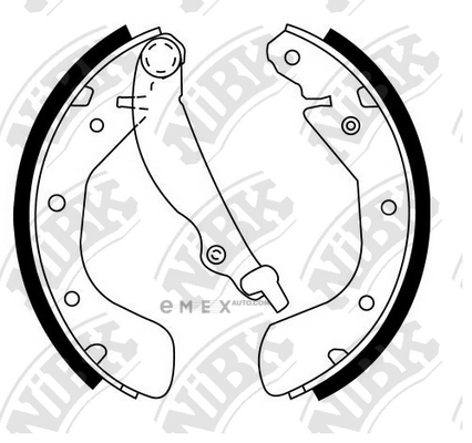 OEM SHOE KIT, DRUM BRAKE FN11174