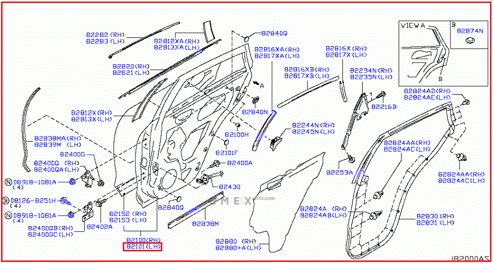 OEM DOOR ASSY H210A1BAMA