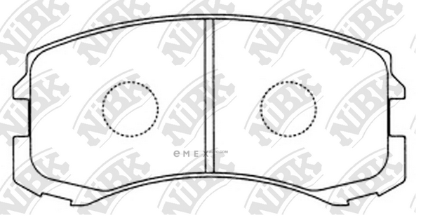 OEM PAD KIT, DISC BRAKE PN3462