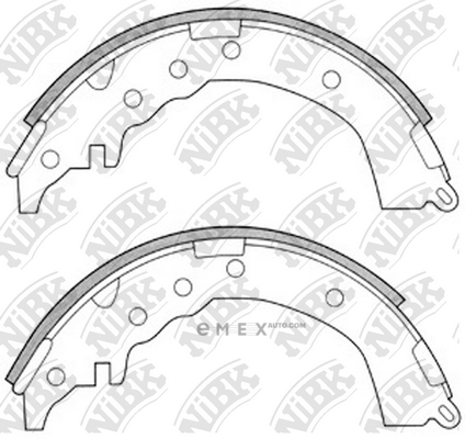 OEM SHOE KIT, DRUM BRAKE FN2338