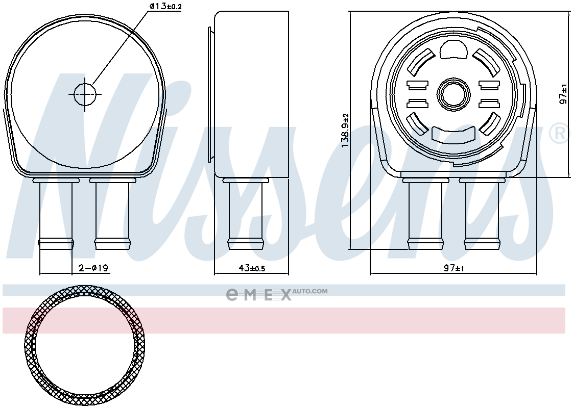 OEM OIL COOLER ASSY 90946