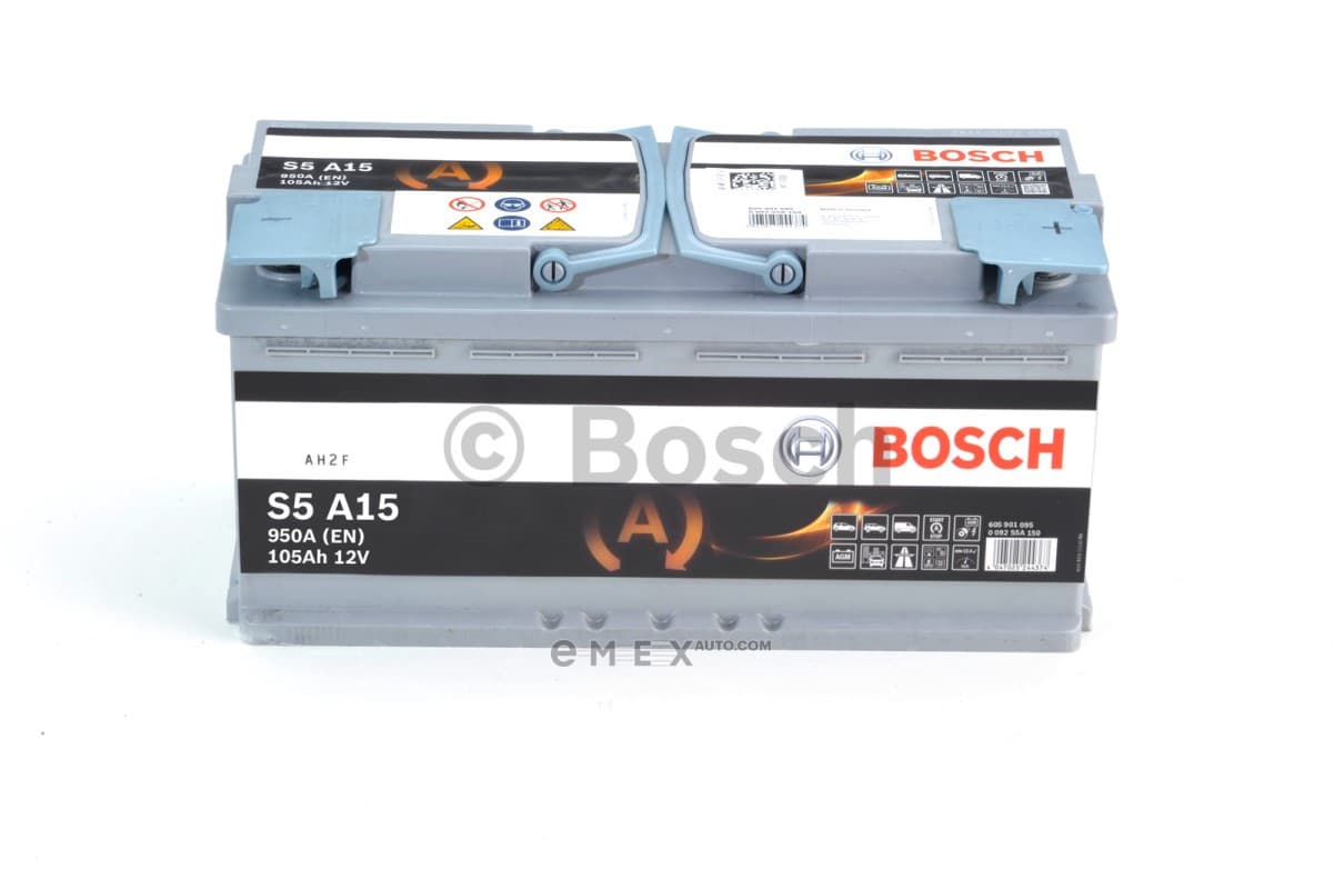 OEM BATTERY AGM 12V/105AH/950A-222 0092S5A150