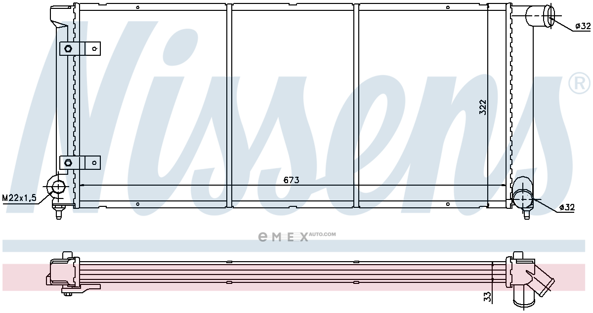 OEM RADIATOR 65175