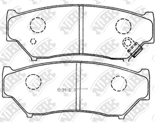 OEM PAD KIT, DISC BRAKE PN9301