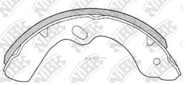 OEM BRAKE SHOE RR NISSAN ATLAS CIVILIAN CONDOR ISUZU F FN4451