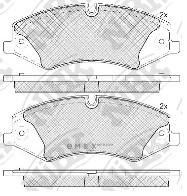 OEM PAD KIT, DISC BRAKE PN0488