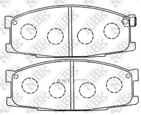 OEM PAD KIT, DISC BRAKE PN3175