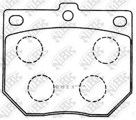 OEM PAD KIT, DISC BRAKE PN2034