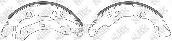 OEM SHOE KIT, DRUM BRAKE FN0619