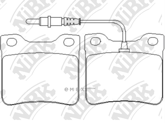 OEM PAD KIT, DISC BRAKE PN0265W