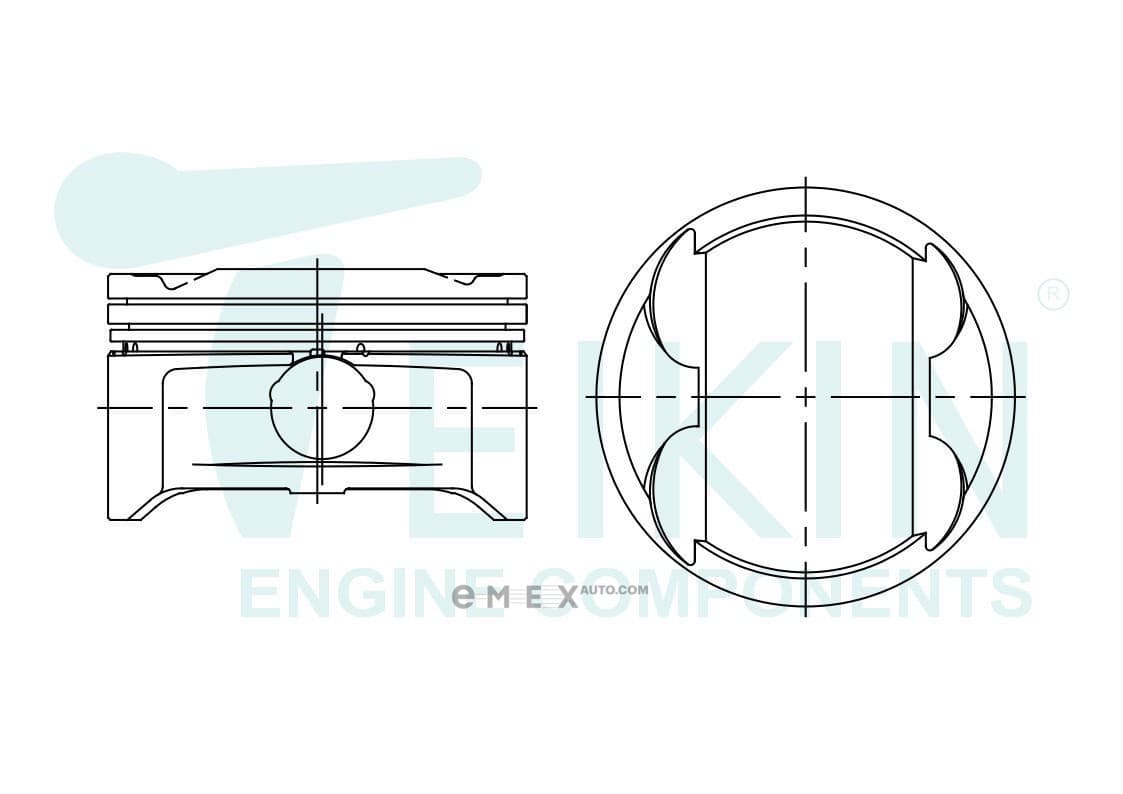 OEM PISTON ASSY 51144STD