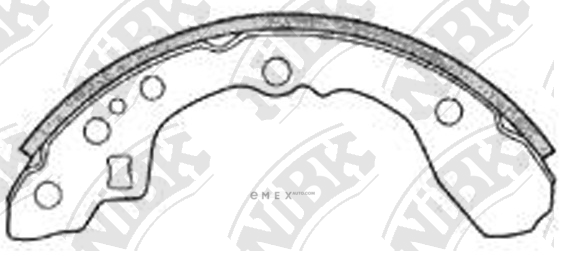 OEM SHOE KIT, DRUM BRAKE FN3347