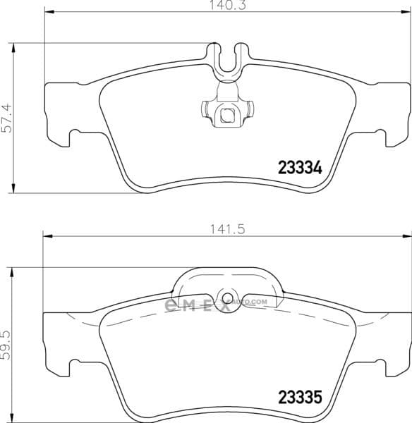 OEM BRAKE PAD MDB2587