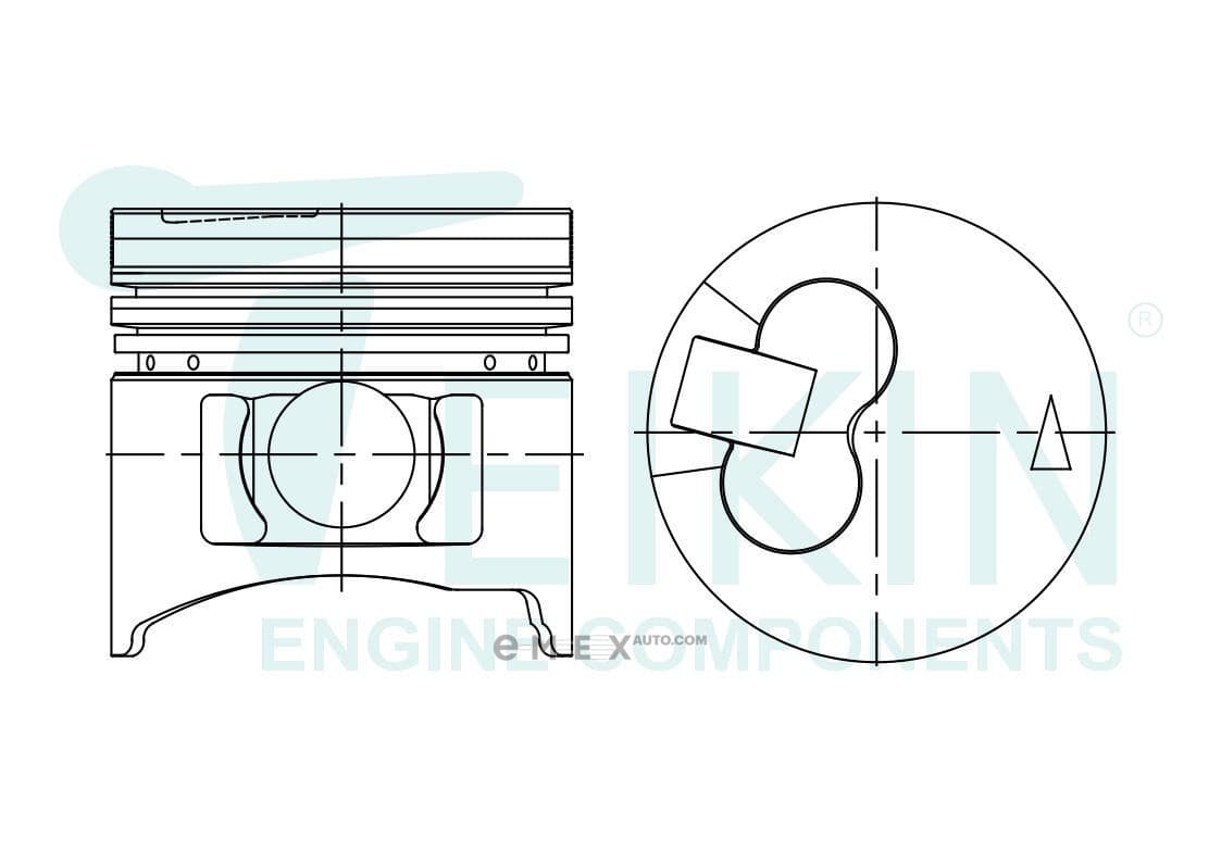 OEM PISTON ASSY 43661ASTD