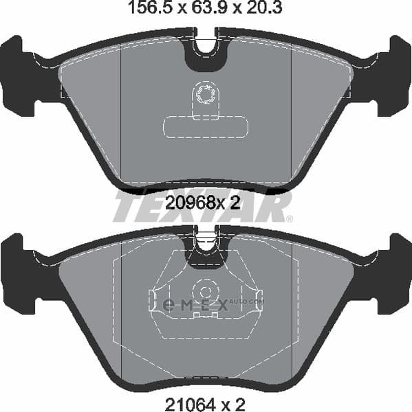 OEM PAD KIT, DISC BRAKE 2096801