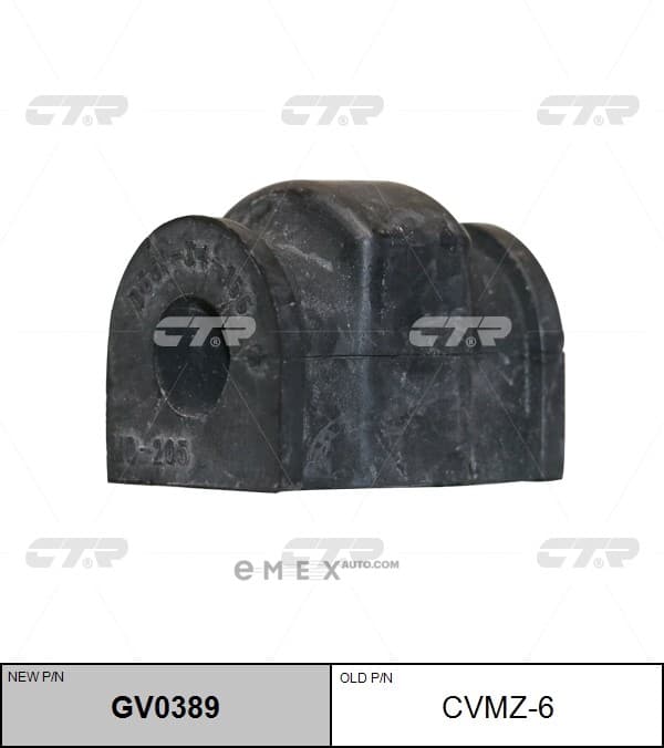 OEM BUSHING, STABILIZER CVMZ6