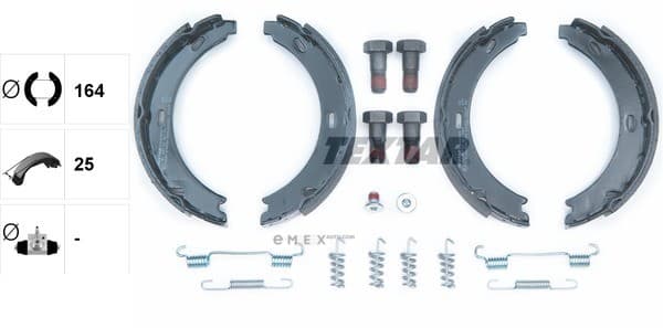 OEM BRAKE SHOE SET DB W140 91044500