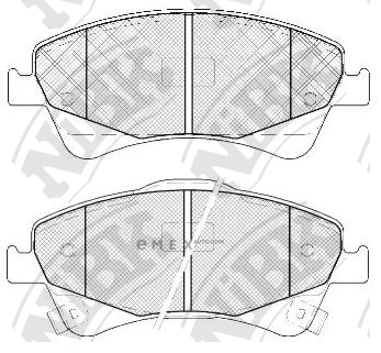 OEM PAD KIT, DISC BRAKE PN1837