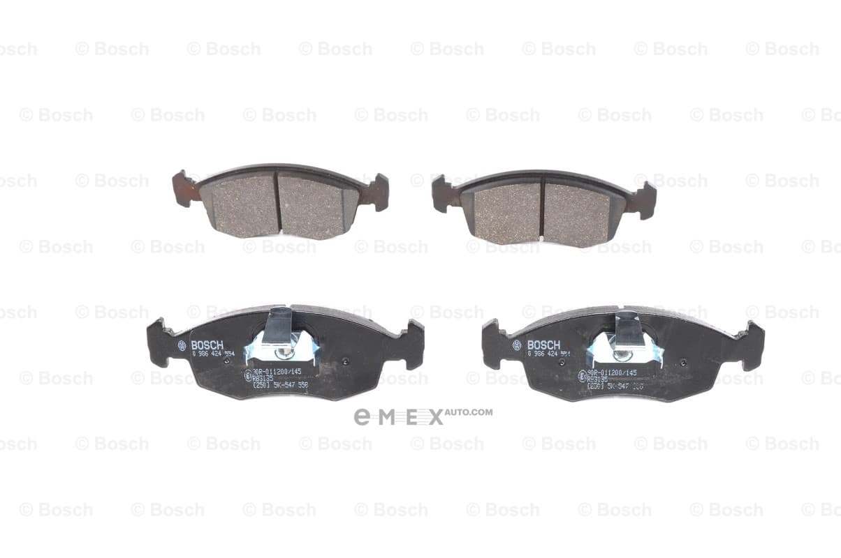 OEM Brake Pad Set, disc brake 0986424554