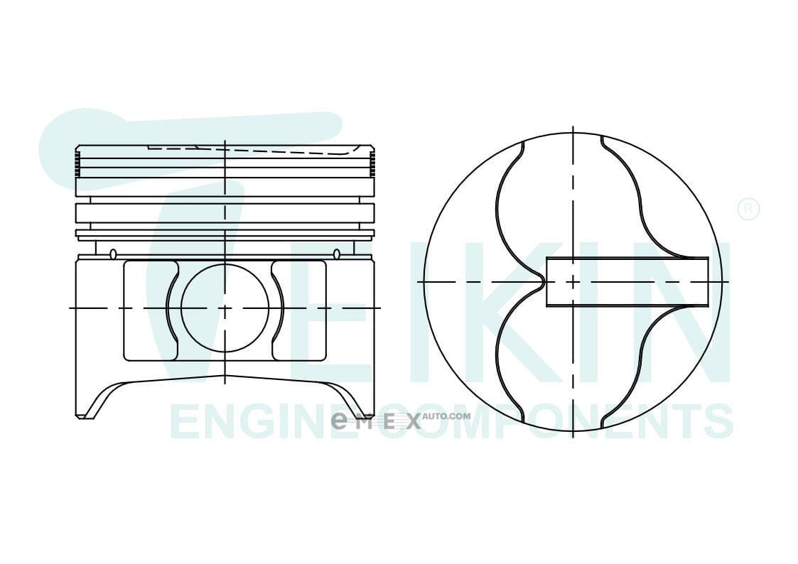 OEM PISTON ASSY 44263ASTD