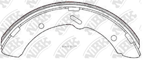 OEM SHOE KIT, DRUM BRAKE FN6653