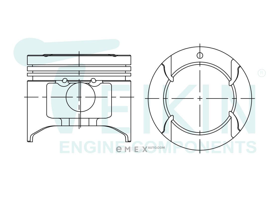 OEM PISTON ASSY 42217050