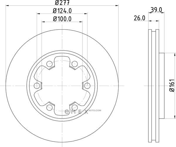 OEM BRAKE ROTOR ND2014